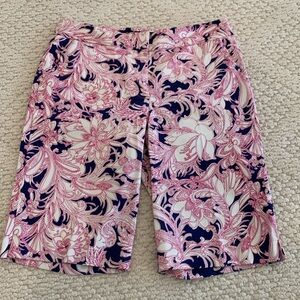 NWOT Talbots Pink and Blue Shorts. Size 2. Excellent Condition. Never Worn.
